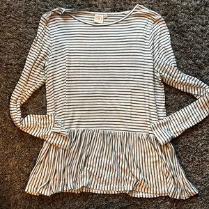 Live in the Moment Peplum Long Sleeve